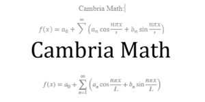フォント cambria math ワード 数学 フォント PKOJ