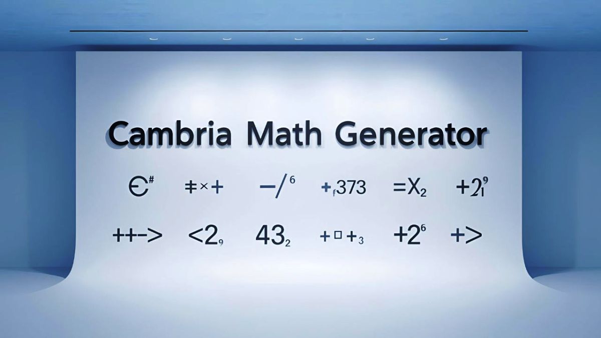 Cambria Math Font Generator Cambria Math Font Generator