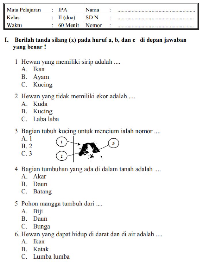 Kumpulan Contoh Soal Kelas 2 SD Semua Mata Pelajaran Sekolapedia Kumpulan Contoh Soal Kelas 2 SD Semua Mata Pelajaran Sekolapedia
