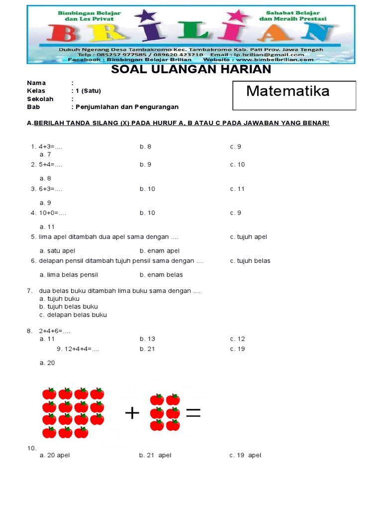 7 Contoh Soal Kelas 1 SD Thema 2 Sumthema 3 Ternyata Menyimpan Pola Ini, Wajib Tahu Sebelum Ulangan 7 Contoh Soal Kelas 1 SD Thema 2 Sumthema 3 Ternyata Menyimpan Pola Ini, Wajib Tahu Sebelum Ulangan