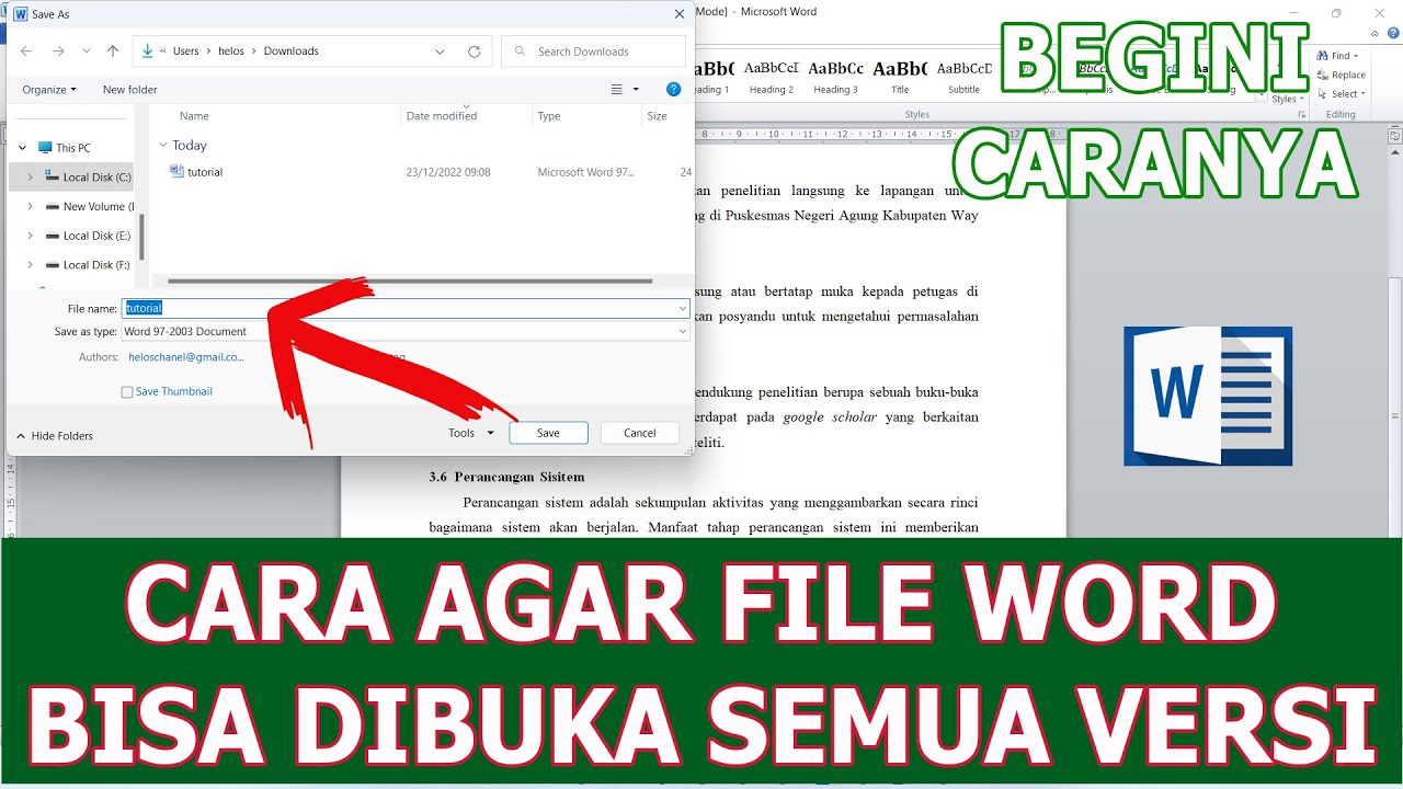 Ini Dia cara agar file word 2016 tidak berubah di 2007 Tanpa Ribet Ini Dia cara agar file word 2016 tidak berubah di 2007 Tanpa Ribet