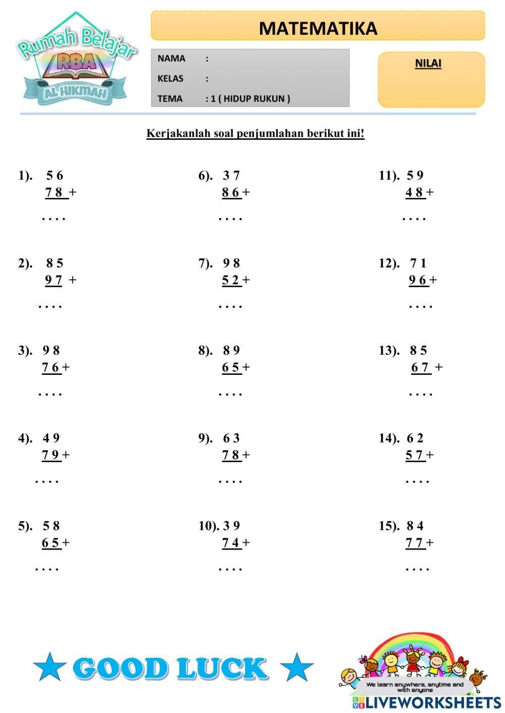 Rahasia Cepat Pintar dengan Materi dan Latihan Soal Matematika Kelas 2 Terbaru Rahasia Cepat Pintar dengan Materi dan Latihan Soal Matematika Kelas 2 Terbaru