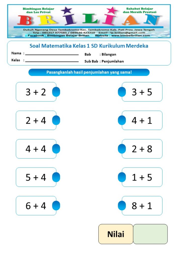 Raih Nilai Sempurna! 5 Contoh Soal Matematika Kelas 1 SD 4 SD Terkini 2026 Ini Wajib Dikuasai! Raih Nilai Sempurna! 5 Contoh Soal Matematika Kelas 1 SD 4 SD Terkini 2026 Ini Wajib Dikuasai!