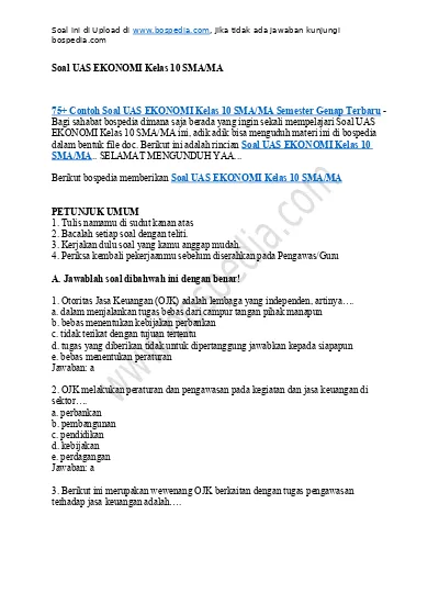 Sebelum Ulangan Akhir, Ini 7 Contoh Soal Pengantar Ekonomi Bisnis Kelas 11 Semester 2 yang Wajib Kamu Kuasai Sebelum Ulangan Akhir, Ini 7 Contoh Soal Pengantar Ekonomi Bisnis Kelas 11 Semester 2 yang Wajib Kamu Kuasai