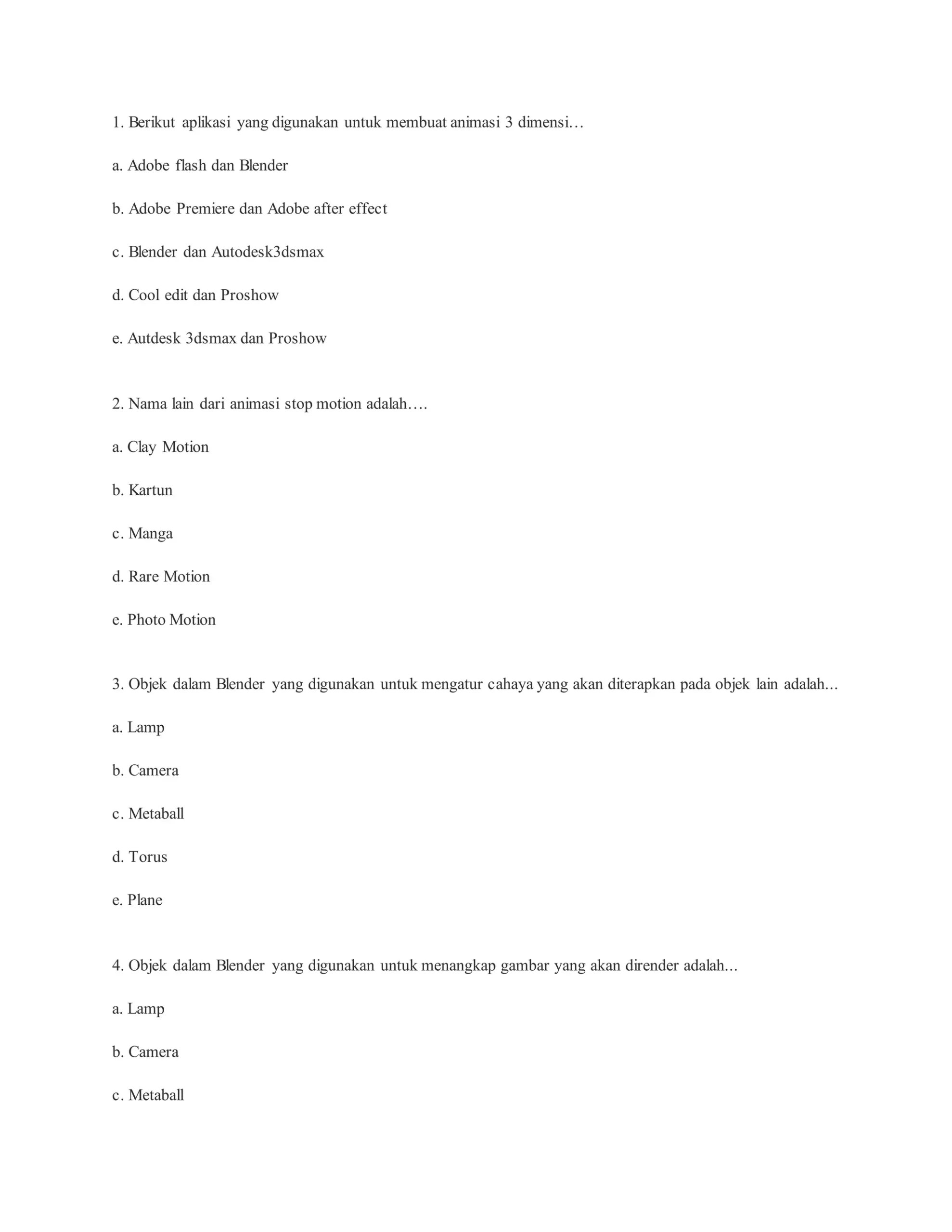 Soal us genap kelas xi DOCX