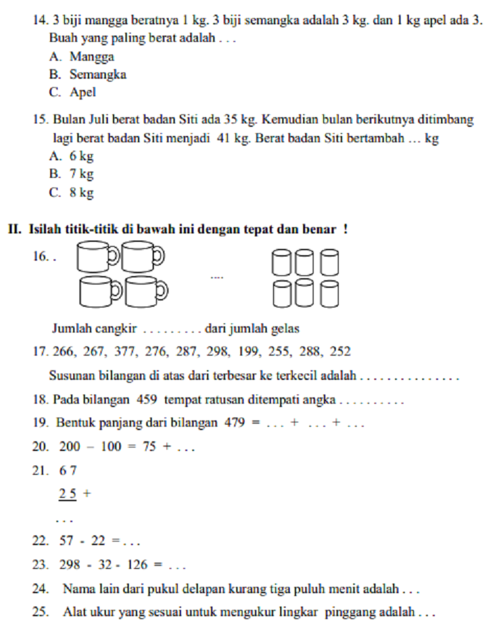 Ternyata Ini Kunci Sukses Menjawab soal bahasa inggris kelas 2 semester ganjil Ternyata Ini Kunci Sukses Menjawab soal bahasa inggris kelas 2 semester ganjil