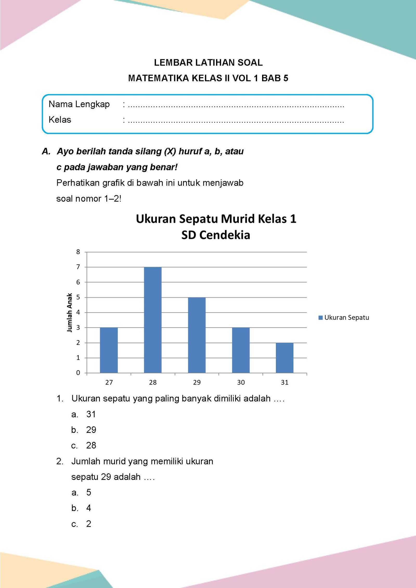 Wajib Tahu! Bocoran Matematika Tema 5 Kelas 2 Soal dan Kunci Jawaban Terbaru