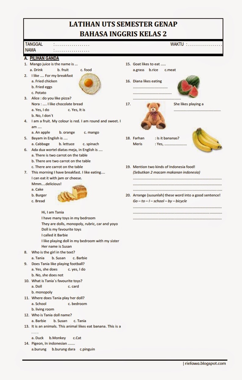 Wajib Tahu! Rahasia Materi dan Soal Bahasa Inggris Kelas 2 SD Paling Efektif Tahun Ini Wajib Tahu! Rahasia Materi dan Soal Bahasa Inggris Kelas 2 SD Paling Efektif Tahun Ini