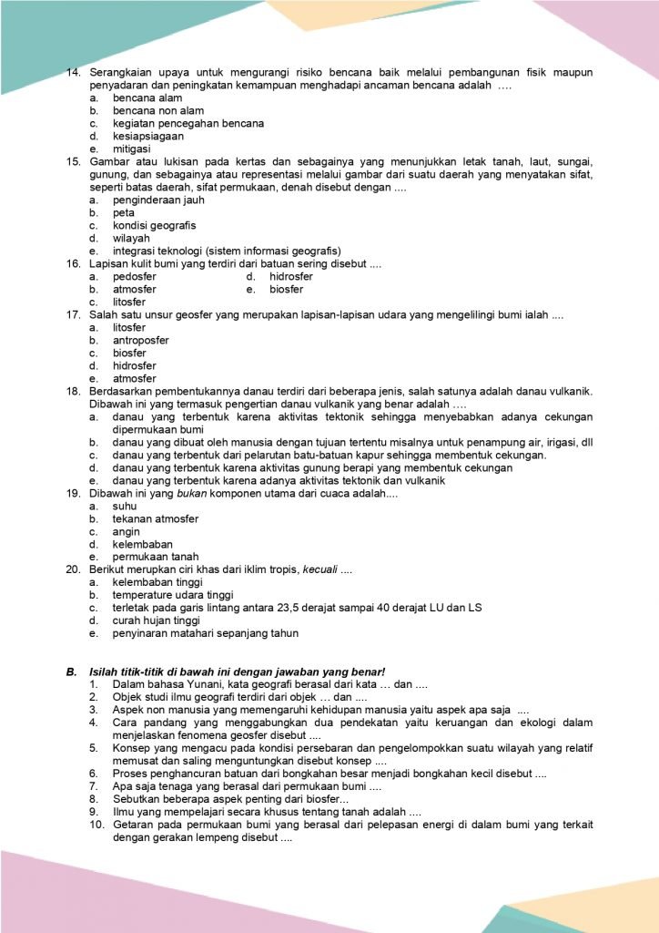 Wajib Tahu Rahasia Materi dan Soal IPS Kelas 10 Semester 2 Agar Nilai Ujian Melejit Wajib Tahu Rahasia Materi dan Soal IPS Kelas 10 Semester 2 Agar Nilai Ujian Melejit